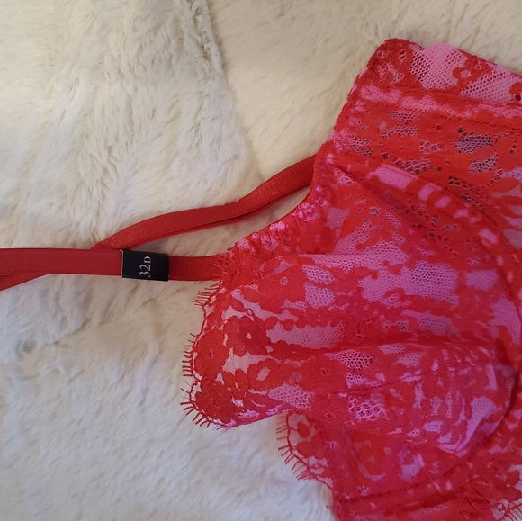 Fuchsia unlined bra - Picture 3 of 4